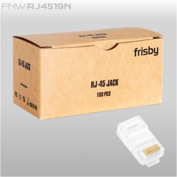 Frisby Fnw-Rj4519N Rj45 A.Uçlu 100Lü Konektör Frisby Fnw-Rj4519N Rj45 A.Uçlu 100Lü Konektör